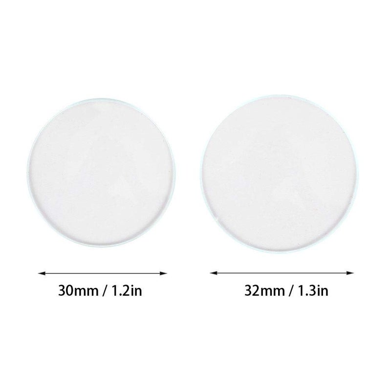 ZJchao Watch 30mm 32mm Round Flat Watch Crystal Lens Glass Replacement Parts Watch Glass Face Lens Repairing Tools for Watchmaker Repair - Image 2